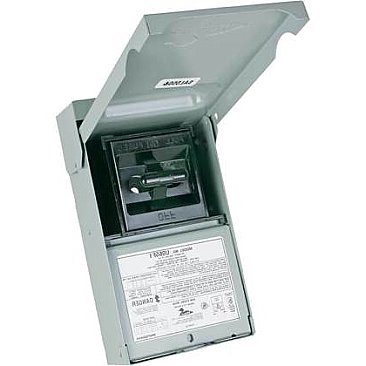 U065F1, HYDEL, METALLIC, FUSIBLE, 60, AMP, SINGLE, PHASE, AC, DISCONNECT