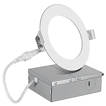 SSL-4-3K, SYNCO, TECHNOLOGY, INC, 4", ROUND, SLIM, DOWNLIGHT, 3K, WHITE