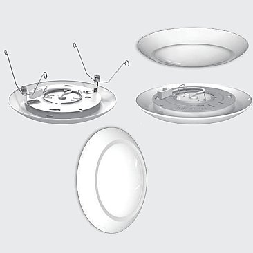 10W 4" LED DISK LIGHT 3-CCT WHITE