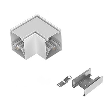 WHITE L-JOINT FOR CONTINOUS RUN OF VOTATEC ARCHITECTURAL LINEAR FIXTURE