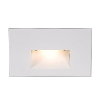 WL-LED100-C-WT, WAC, LIGHTING, , STEP, LIGHT, HORZ, SCOOP, 120V, 3K, -, WHITE
