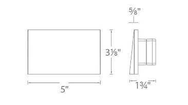 LED DOME STEP LIGHT 120V 3K - BLACK
