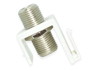 WPCD0053, CABLE, CONCEPTS, F81, 1GHZ, KEYSTONE, CABLE, JACK., WHITE