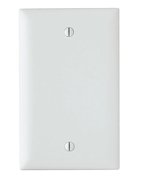 WPCD0082WH, CABLE, CONCEPTS, BLANK, WALL, PLATE, 1 GANG, WHITE