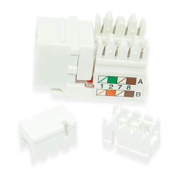 WPCD0140WH, CABLE, CONCEPTS, CAT6, KEYSTONE, INTERNET, JACK., WHITE