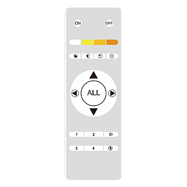 PL-V3-REMOTE, ARANI, RF, REMOTE, FOR, ARANI, CCT, VARIABLE, LED, PANELS