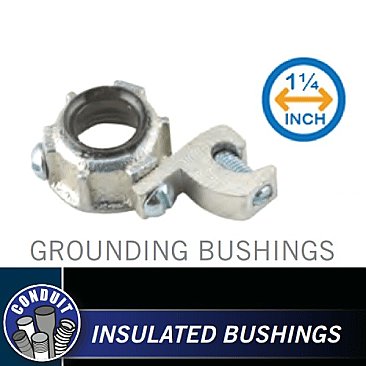 GB114, HUBBEL, GROUND, BUSHING, 1-1/4"