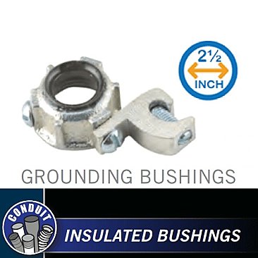 GB212, HUBBEL, GROUND, BUSHING, 2-1/2"