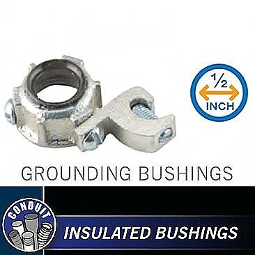 GB12, HUBBEL, GROUND, BUSHING, 1/2"