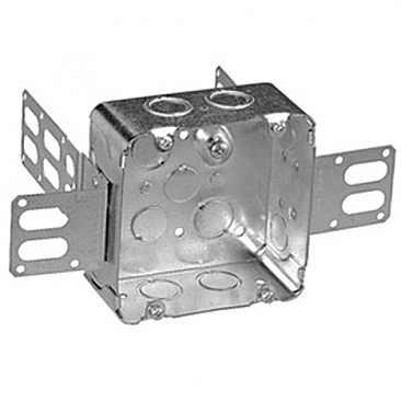 72171KSSX, VISTA, 4-11/16", STEEL, STUD, ELECTRICAL, BOX, WITH, KNOCK, OUTS