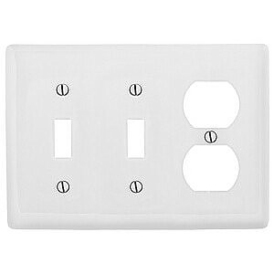 NP28W, HUBBELL, TRADE, SELECT, COMBO, 3G, 2, 1, DUPLEX, OPENING, WHITE