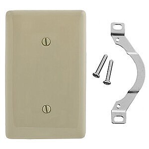 NP14I, HUBBELL, TRADE, SELECT, 1G, BLANK, STRAP, MOUNT, IVORY