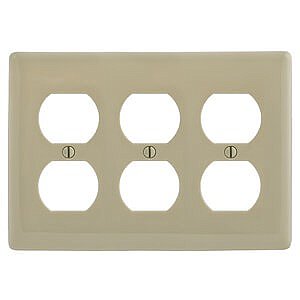 NP83I, HUBBELL, TRADE, SELECT, 3G, DUPLEX, PLATE, IVORY