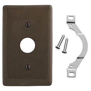 NP730, HUBBELL, TRADE, SELECT, 1G, .625, IN, HOLE, STRAP, MOUNTED, BROWN