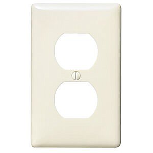 NP8LA, HUBBELL, TRADE, SELECT, 1G, DUPLEX, LIGHT, ALMOND