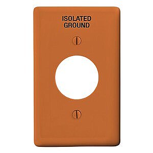 NP7OIG, HUBBELL, TRADE, SELECT, 1G, 1.40IN, MARKED-ISOLATED, ORANGE