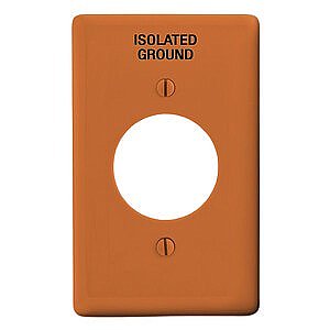 NP720OIG, HUBBELL, TRADE, SELECT, 1G, 1.60IN, MARKED-ISOLATED, ORANGE