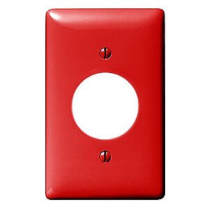 NP720R, HUBBELL, TRADE, SELECT, 1G, 1.60IN, OPENING, RED