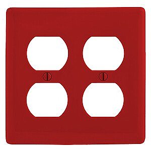 NP82R, HUBBELL, TRADE, SELECT, 2G, DUPLEX, RED