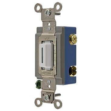 HBL1204LW, HUBBELL, 4-WAY, 15A, 120-277V, HD, IND, LOCKING, SWITCH