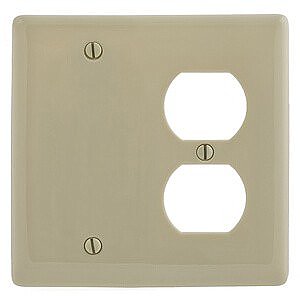 NPJ138I, HUBBELL, TRADE, SELECT, MID-SIZE, 2G, DUPLEX, A, BLANK, IVRY