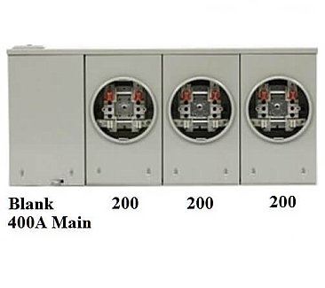 HC43RBC, HYDEL, HC43RBC, 400AMP, BLANK-200-200-200