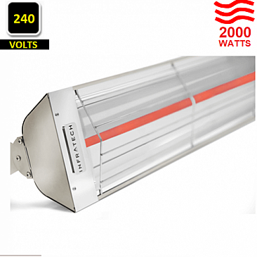 W-2024-SS, INFRATECH, W-, SINGLE, ELEMENT, HEATER, 2000, WATTS, 240V