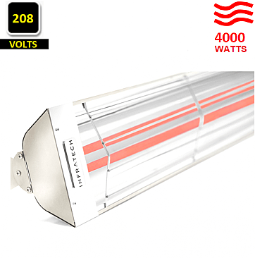 WD-4028-SS-WH, INFRATECH, WHITE, WD-, DUAL, ELEMENT, HEATER, 4000, WATTS, 208V
