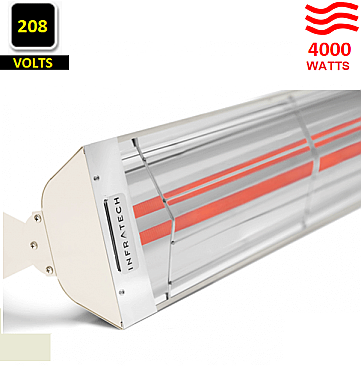 WD-4028-SS-AL, INFRATECH, ALMOND, WD-, DUAL, ELEMENT, HEATER, 4000, WATTS, 208V