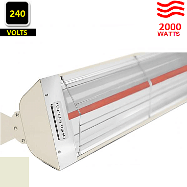 W-2024-SS-BE, INFRATECH, BEIGE, W-, SINGLE, ELEMENT, HEATER, 2000, WATTS, 240V
