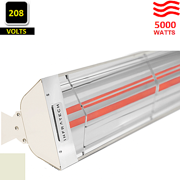 WD-5028-SS-BE, INFRATECH, BEIGE, WD-, DUAL, ELEMENT, HEATER, 5000, WATTS, 208V
