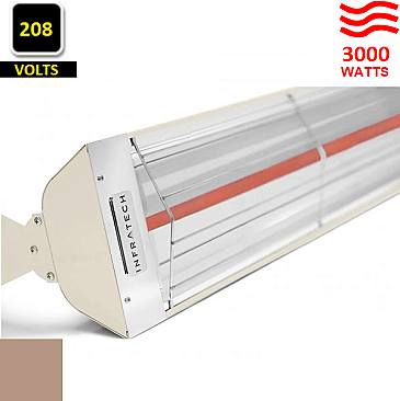 W-3028-SS-BI, INFRATECH, BISCUIT, W-, SINGLE, ELEMENT, HEATER, 3000WATTS, 208V