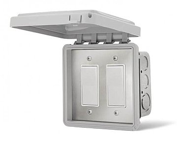 14-4415, INFRATECH, DUAL, FLUSH, MOUNT, WITH, WEATHERPROOF, COVER