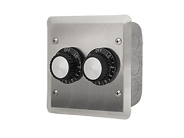 14-4205, INFRATECH, DUAL, SS, WALL, PLATE, W/, DEEP, GANG, BOX