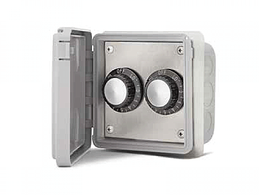 14-4215, INFRATECH, DUAL, FLUSH, MOUNT, W/, WEATHERPROOF, COVER