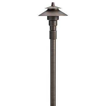 15502CBR, KICHLER, 12V, SMALL, ADJUSTABLE, PATH, LIGHT, CENTENNIAL, BRASS