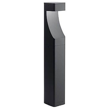 15848BKT, KICHLER, TEXTURED, BOLLARD, 12V, LED, PATH, LIGHT, BLACK