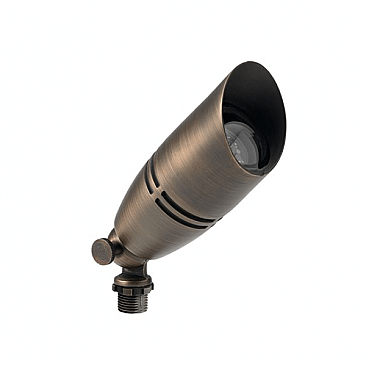 15517CBR, KICHLER, 12V, MR-16, FIXED, SOCKET, BRASS, ACCENT, LIGHT