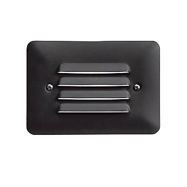 15782BKT27R, KICHLER, 27K, LOUVERED, LED, MINI, STEP, LIGHT, IN, TEXTURED, BLACK