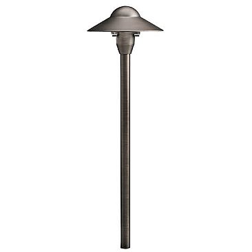 15470CBR, KICHLER, 12V, CAST, BRASS, 6", DOME, PATH, LIGHT, CENTENNIAL, BRASS