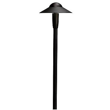 15870BKT30R, KICHLER, 6", DOME, 3000K, LED, PATH, LIGHT, TEXTURED, BLACK