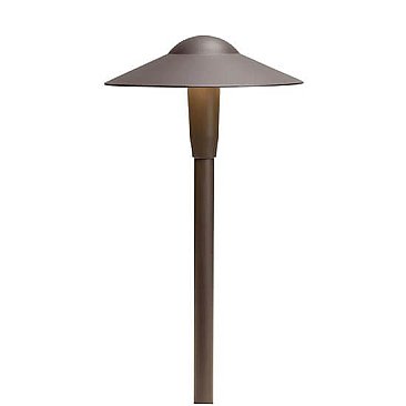15811AZT27R, KICHLER, SHORT, DOME, 27K, LED, PATH, LIGHT, AZT