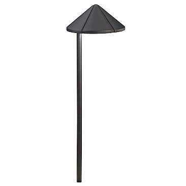 15815BKT30R, KICHLER, SIDE, MOUNT, 30K, LED, PATH, LIGHT, TEXTURED, BLACK