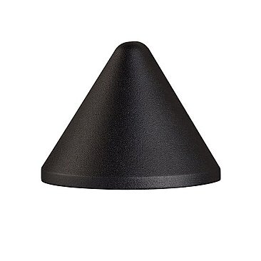 16110BKT27, KICHLER, FUNDAMENTALS, 27K, LED, DECK, LIGHT, TEXTURED, BLACK