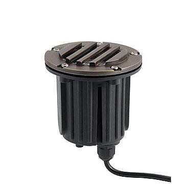 15497CBR, KICHLER, 12V, IN-GROUND, BRASS, ROCK, GUARD, CENTENNIAL, BRASS