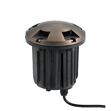 15498CBR, KICHLER, BRASS, BEACON, IN-GROUND, 12V, CENTENNIAL, BRASS