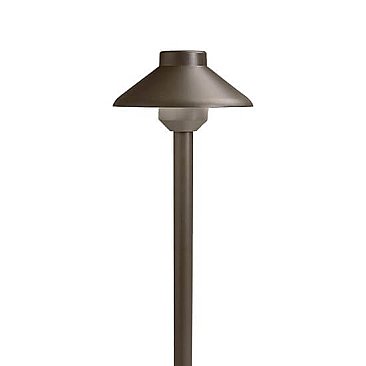 15820AZT, KICHLER, STEPPED, DOME, 12V, 30K, PATH, LIGHT, AZT