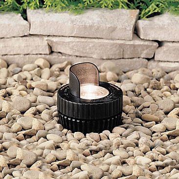 15192BK, KICHLER, MR16, MINI, IN-GROUND, WITH, COWL, BLACK