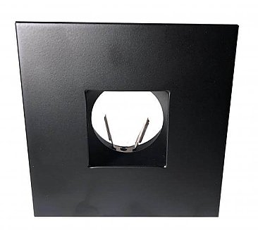 TL3544B, AXITE, LIGHTING, 3-1/2", BLACK, SQUARE, PINHOLE, TRIM