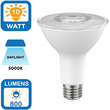 LED10PAR30L/OD/80L/FL/950, NATURALED, 10W, LED, PAR30LN, LAMP, 5K, DIMMABLE